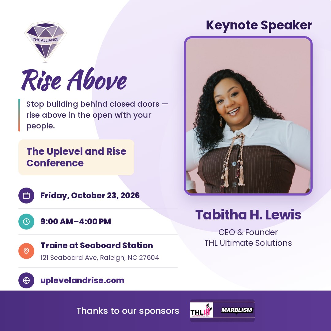 Uplevel & Rise Conference 2026, keynote speaker Tabitha Lewis